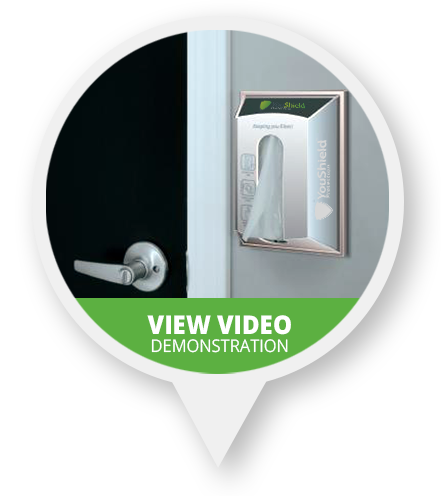 YouShield - Door handle Shields Contamination Demonstration Video